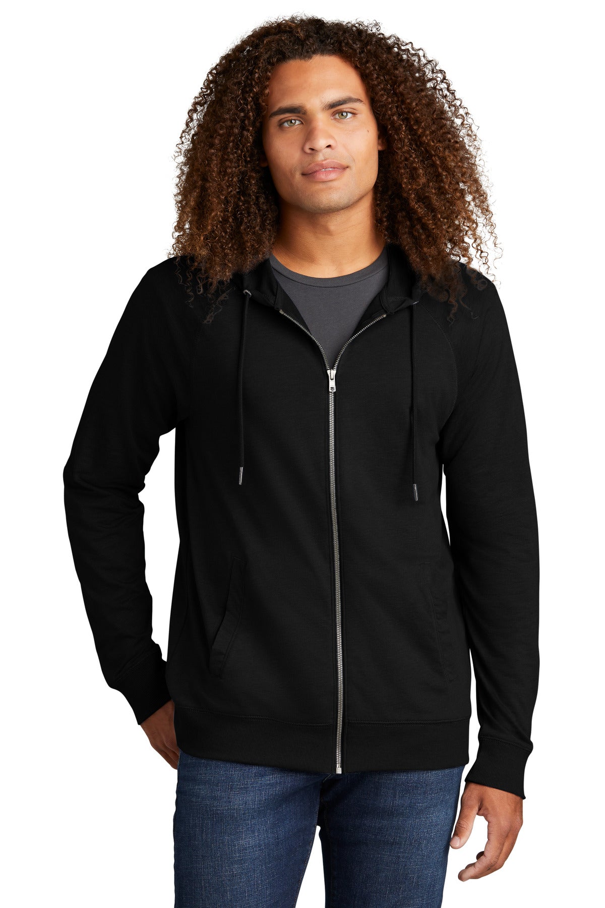District  Featherweight French Terry  Full-Zip Hoodie DT573