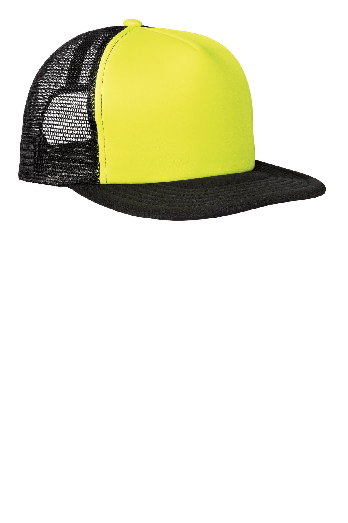 District  Flat Bill Snapback Trucker Cap. DT624