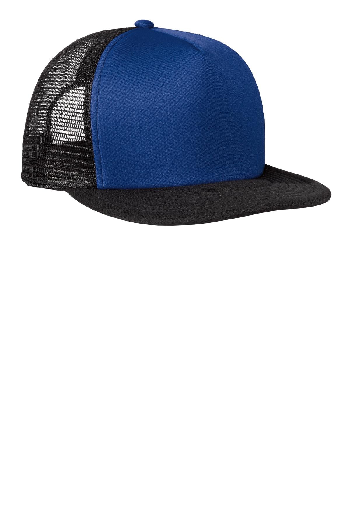 District  Flat Bill Snapback Trucker Cap. DT624