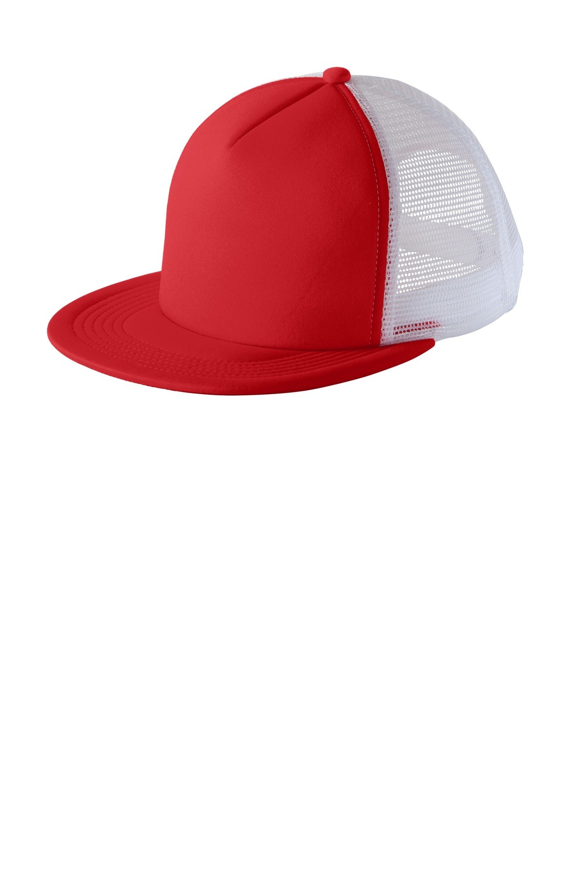 District  Flat Bill Snapback Trucker Cap. DT624