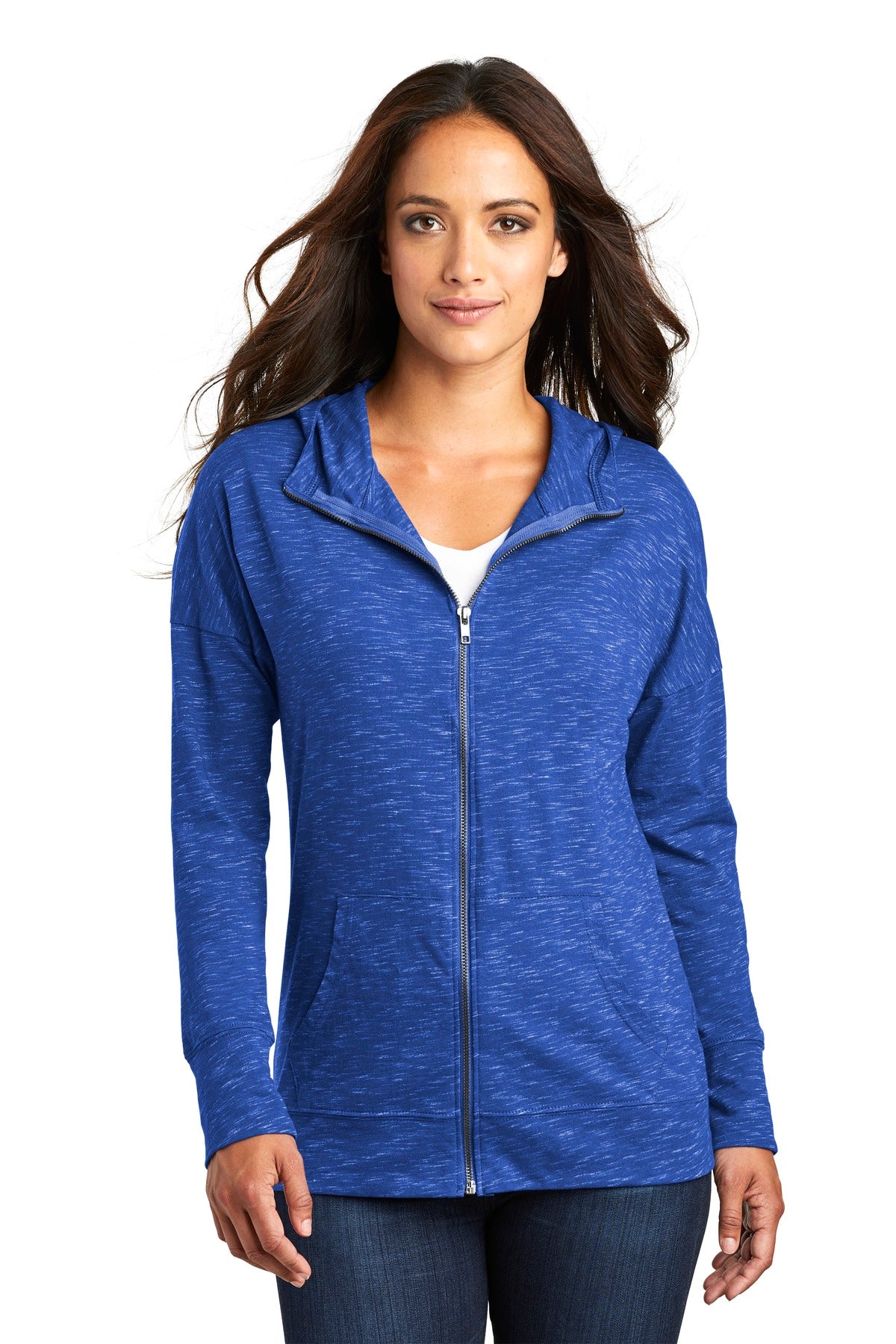 District   Women's Medal Full-Zip Hoodie. DT665