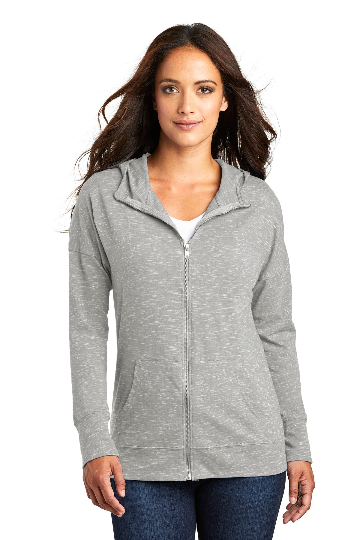 District   Women's Medal Full-Zip Hoodie. DT665