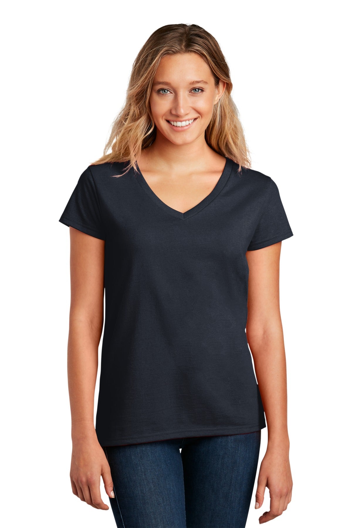 District   Women's Re-Tee   V-Neck DT8001
