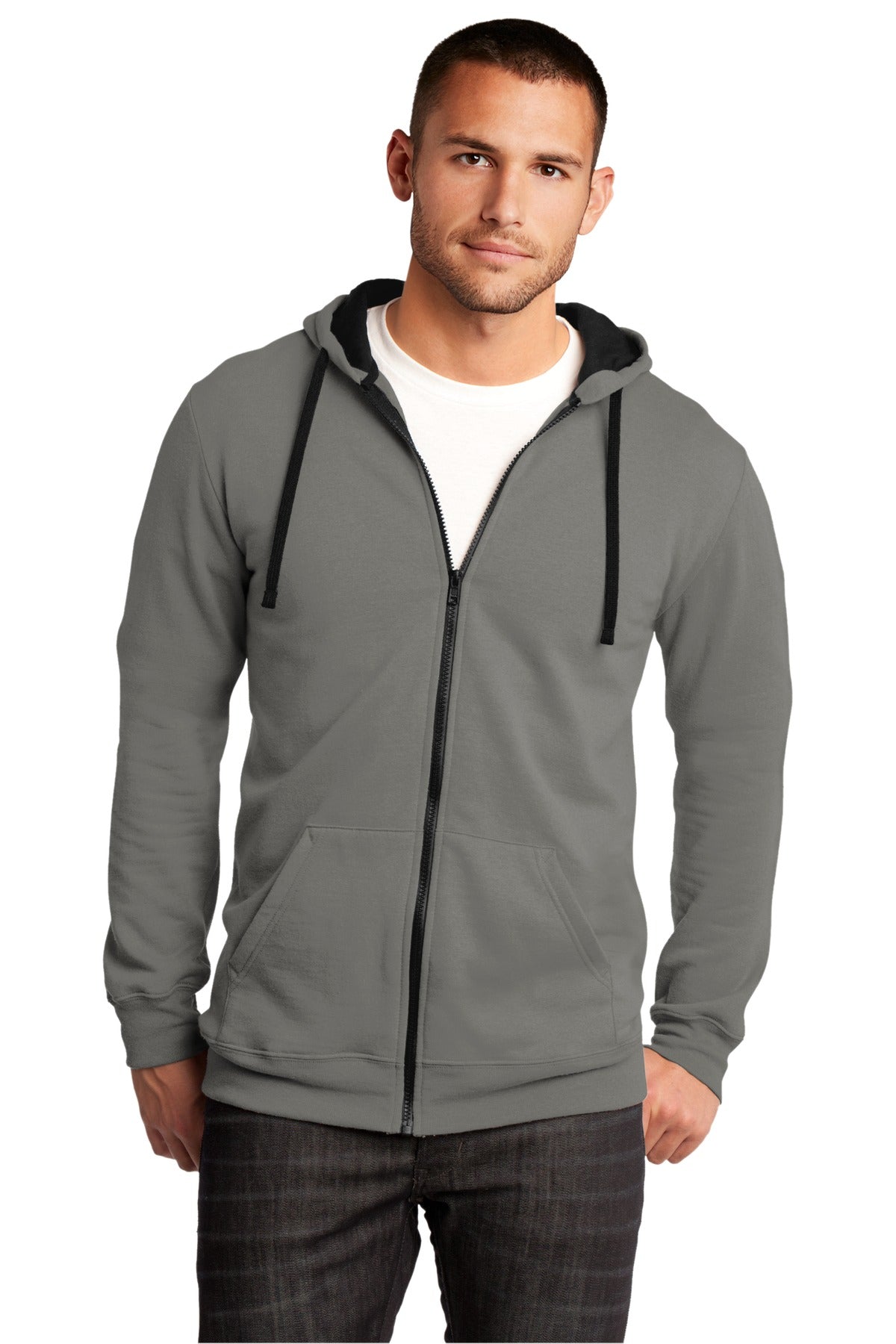 District  The Concert Fleece  Full-Zip Hoodie. DT800