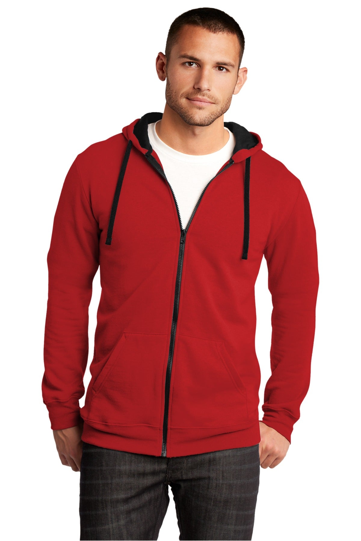 District  The Concert Fleece  Full-Zip Hoodie. DT800