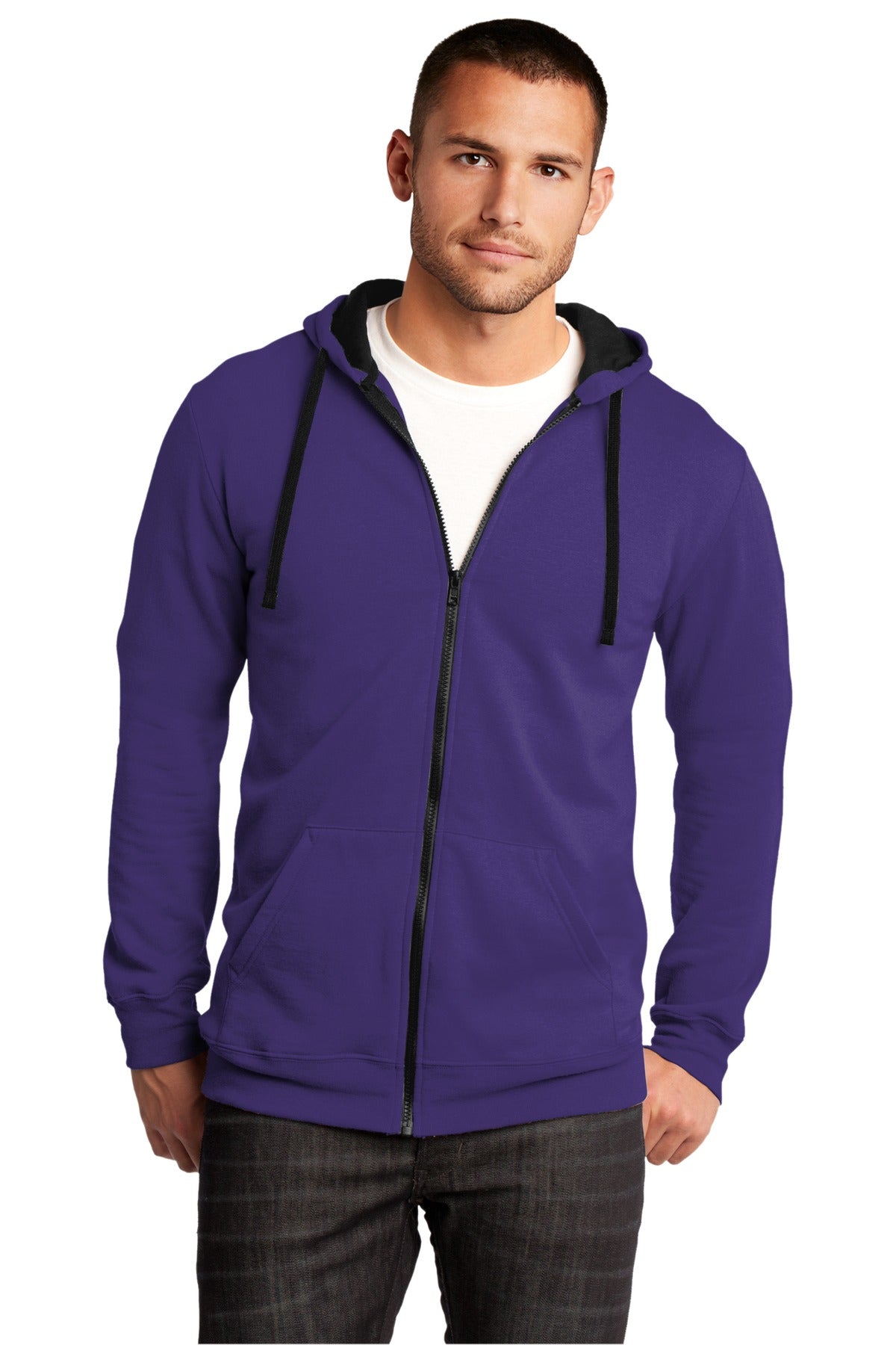 District  The Concert Fleece  Full-Zip Hoodie. DT800