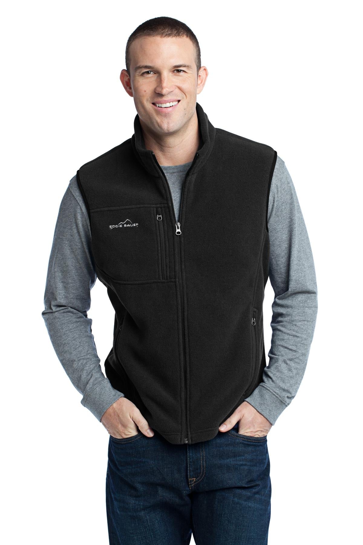 Eddie Bauer - Fleece Vest. EB204 - Black