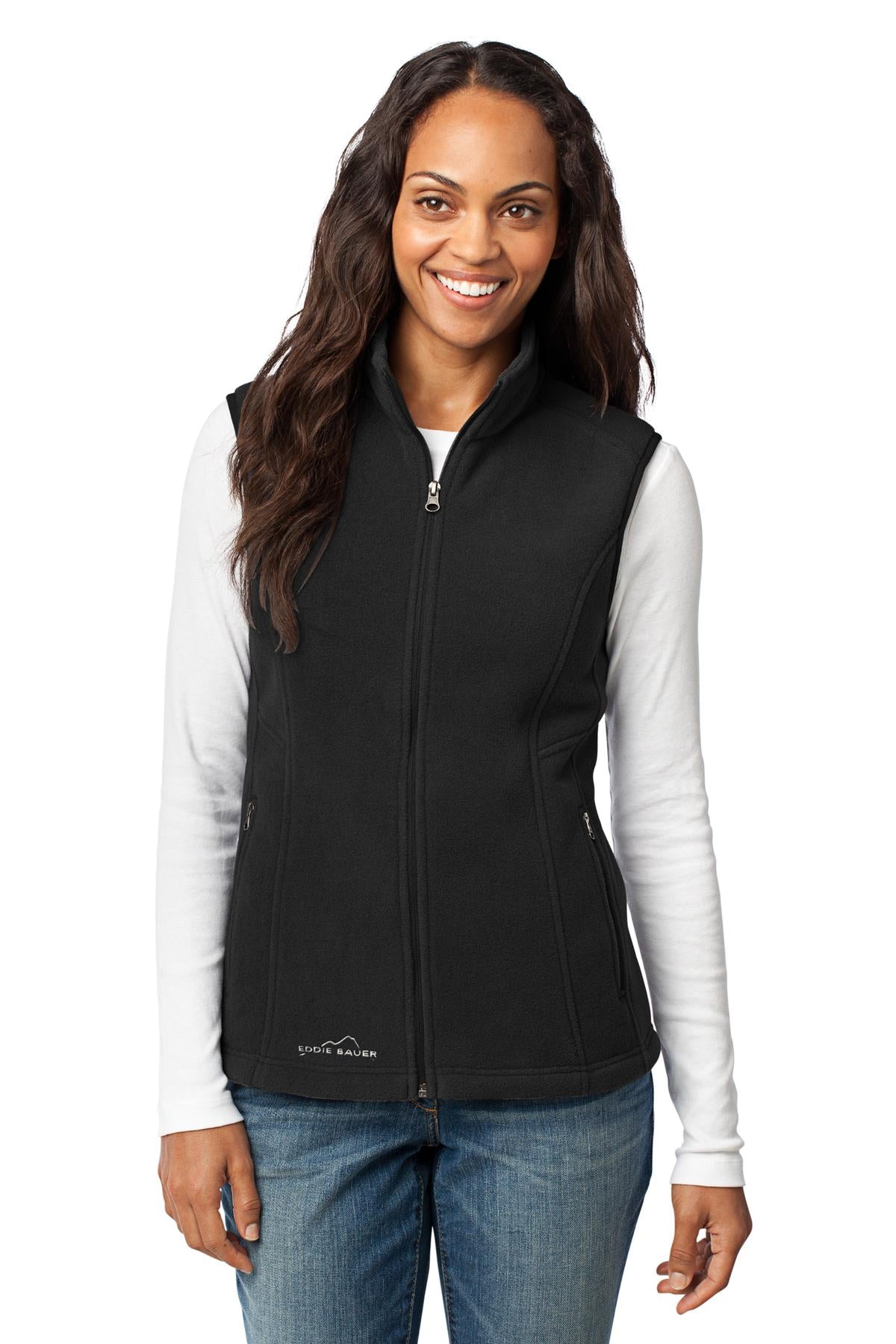 Eddie Bauer - Women's Fleece Vest. EB205 - Black