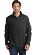 Eddie Bauer 1/2-Zip Microfleece Jacket. EB226 - Black