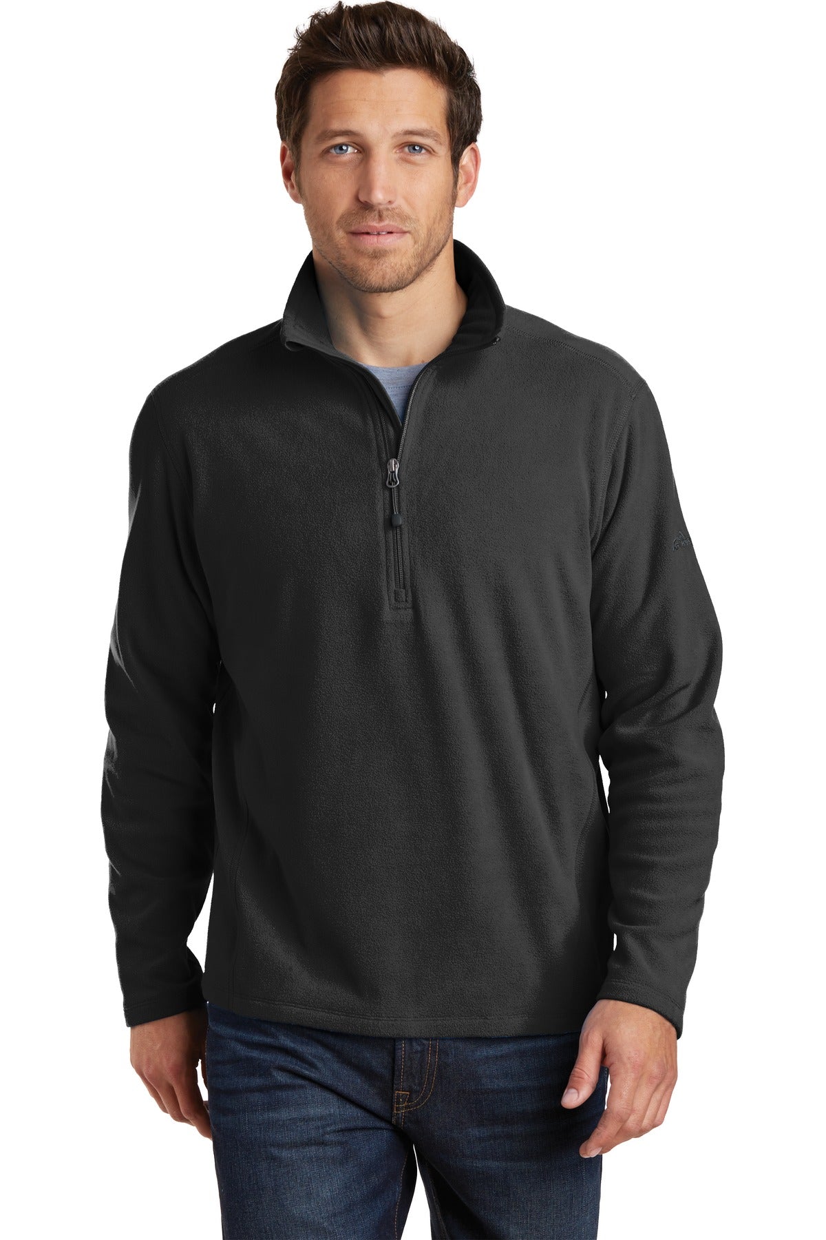Eddie Bauer 1/2-Zip Microfleece Jacket. EB226 - Black