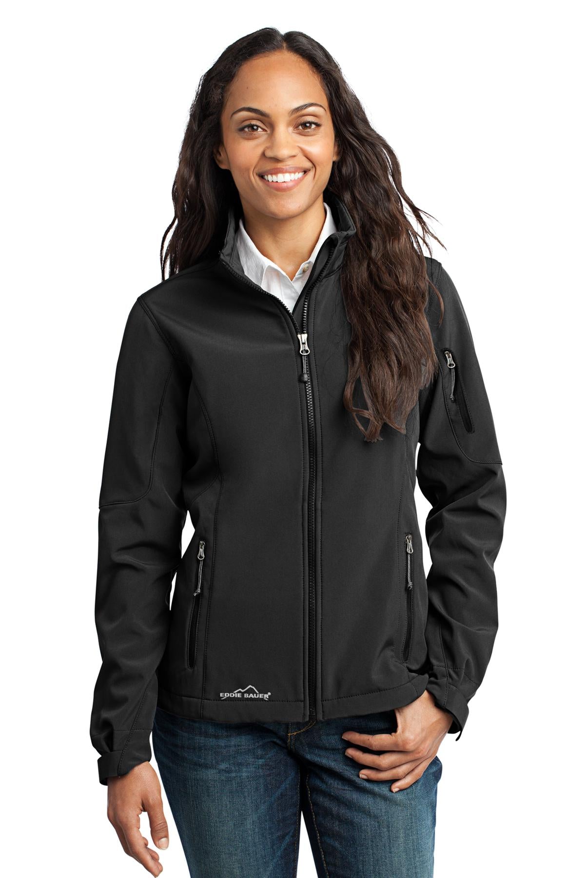Eddie Bauer Women's Soft Shell Jacket. EB531 - Black