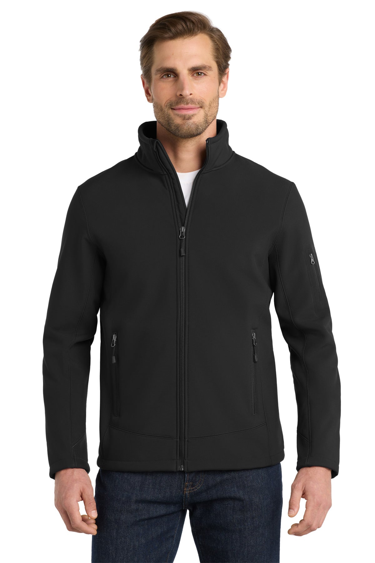 Eddie Bauer Rugged Ripstop Soft Shell Jacket. EB534 - Black