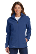 Eddie Bauer Women's Hooded Soft Shell Parka. EB537 - Admiral Blue