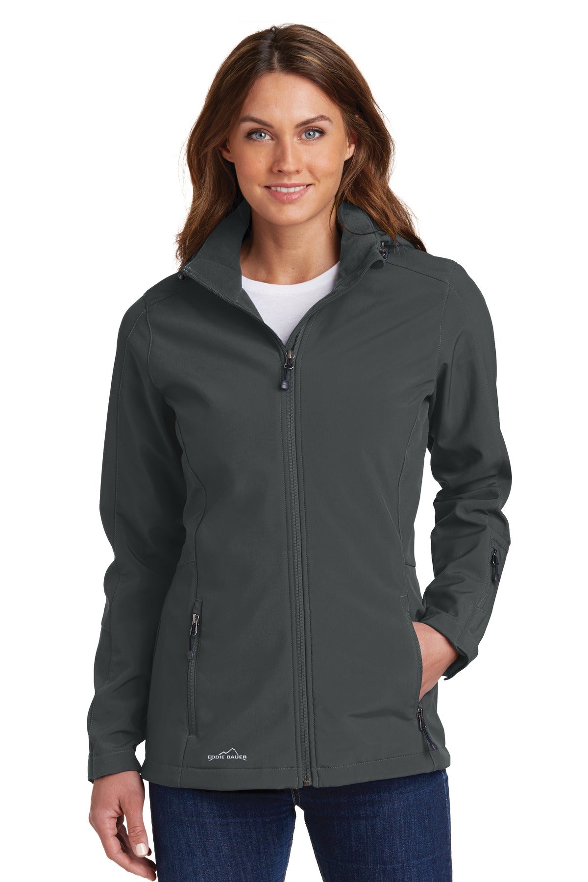 Eddie Bauer  Women's Hooded Soft Shell Parka. EB537