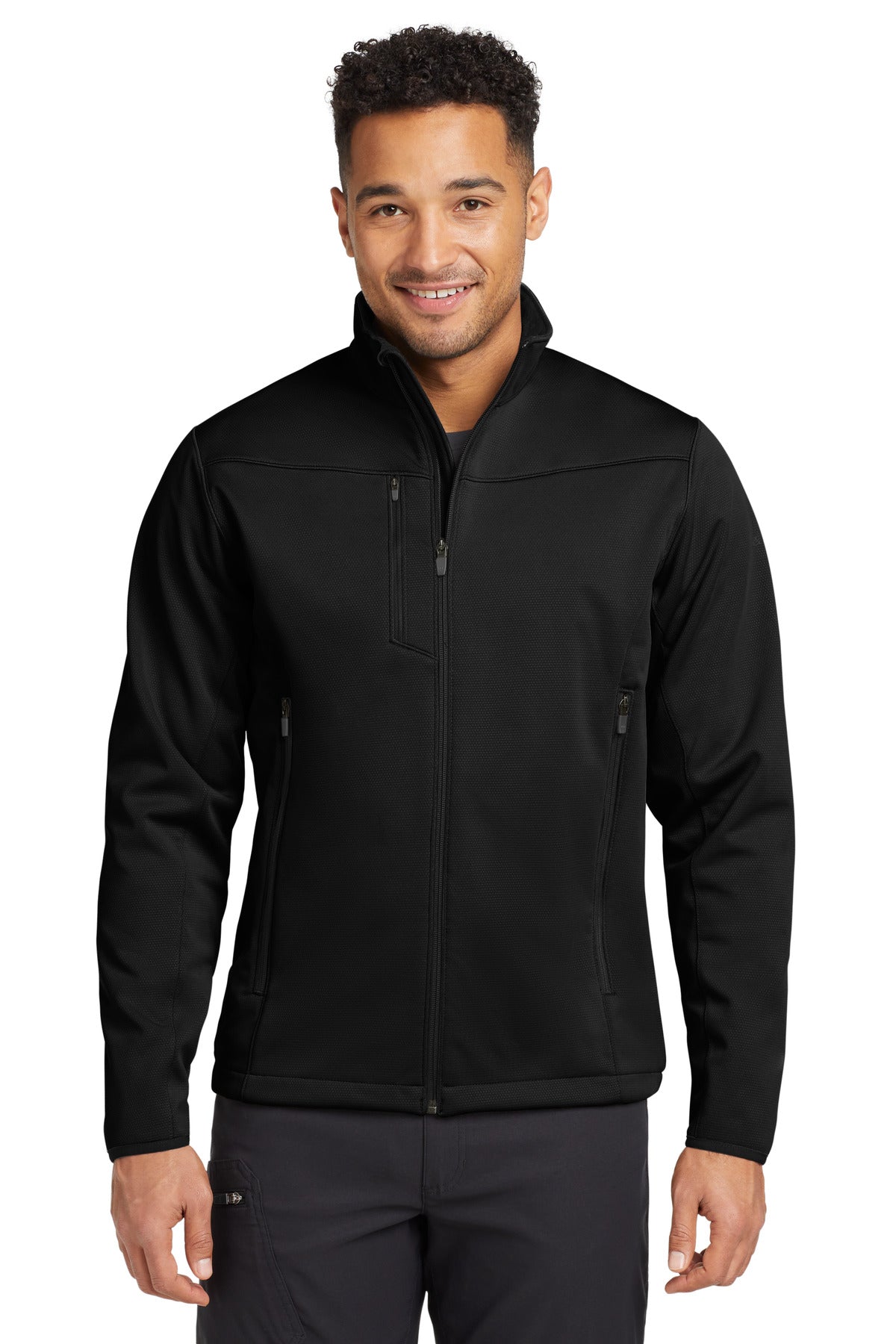 Eddie Bauer Weather-Resist Soft Shell Jacket. EB538 - Black