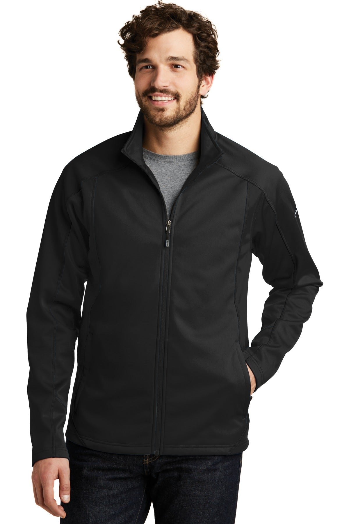 Eddie Bauer Trail Soft Shell Jacket. EB542 - Black/Black
