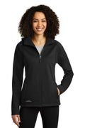 Eddie Bauer Women's Trail Soft Shell Jacket. EB543 - Black/Black