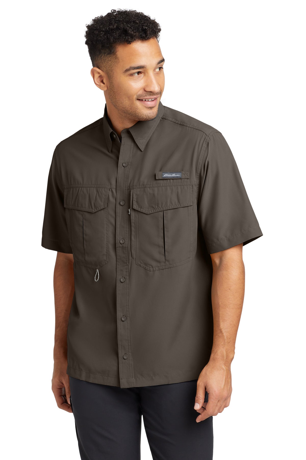 Eddie Bauer  Short Sleeve Performance Fishing Shirt EB602