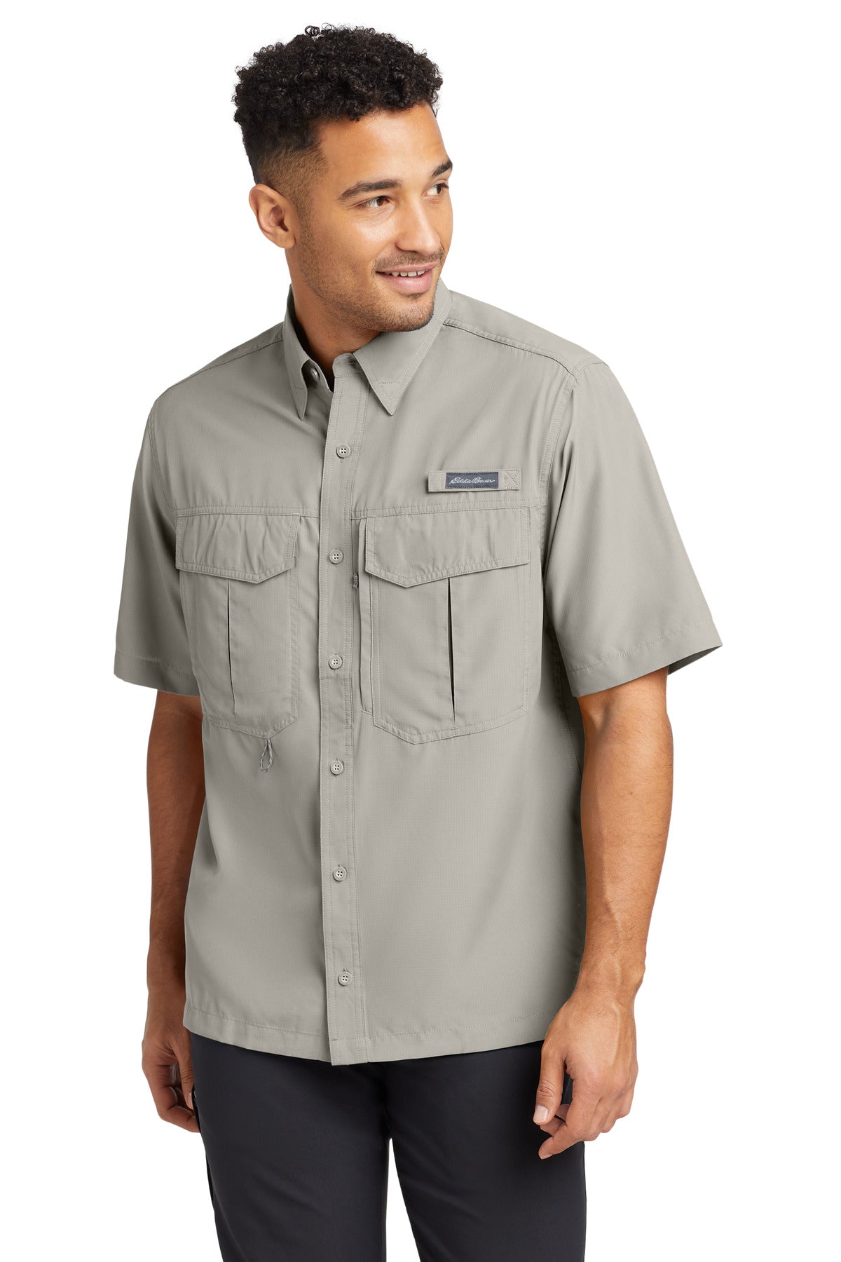 Eddie Bauer  Short Sleeve Performance Fishing Shirt EB602