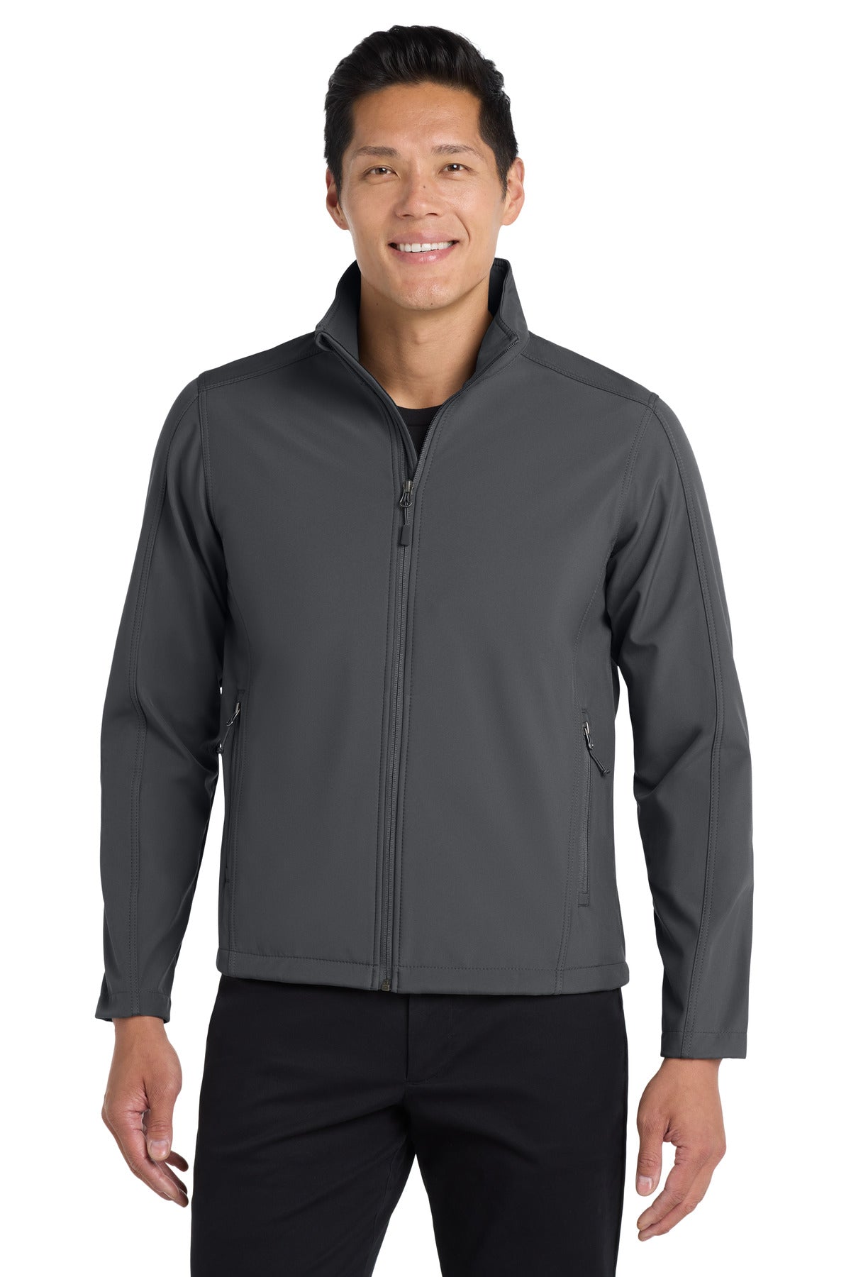 Port Authority Tall Core Soft Shell Jacket. TLJ317 - Battleship Grey