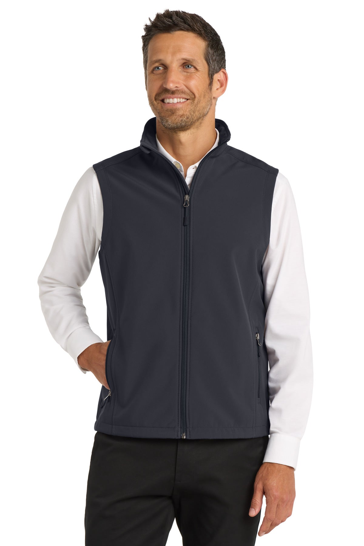 Port Authority Core Soft Shell Vest. J325 - Battleship Grey