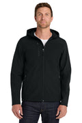 Port Authority Hooded Core Soft Shell Jacket. J335 - Black