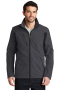 Port Authority Back-Block Soft Shell Jacket. J336 - Battleship Grey/Black
