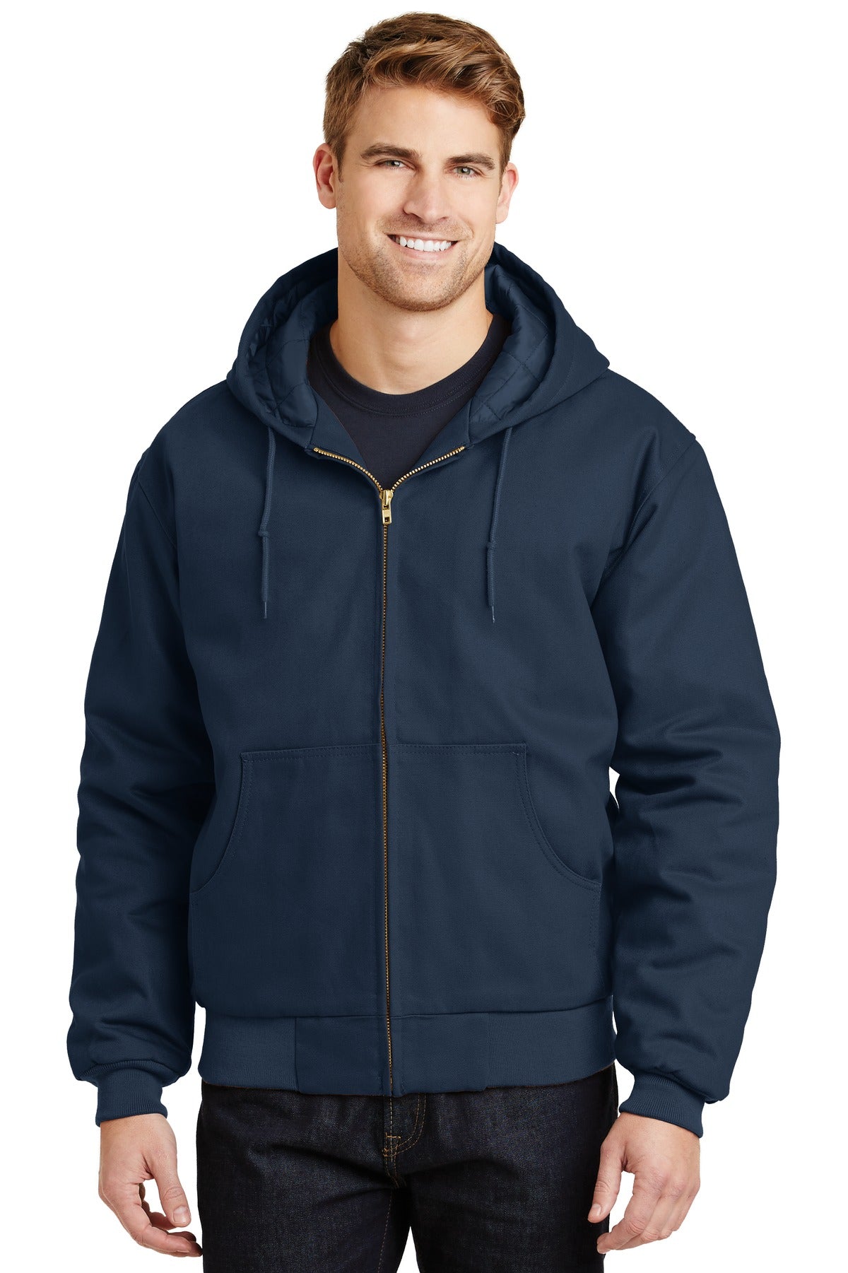 CornerStone  - Duck Cloth Hooded Work Jacket.  J763H