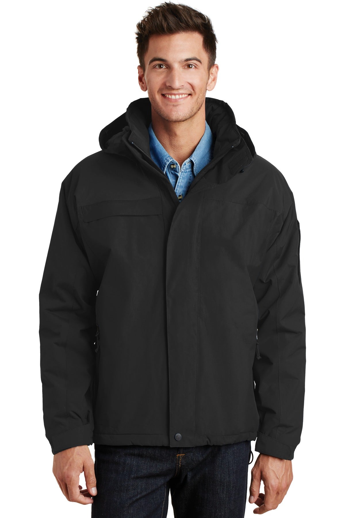 Port Authority Nootka Jacket. J792 - Black/Black