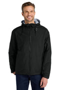 Port Authority Team Jacket. JP56 - Black/Light Oxford