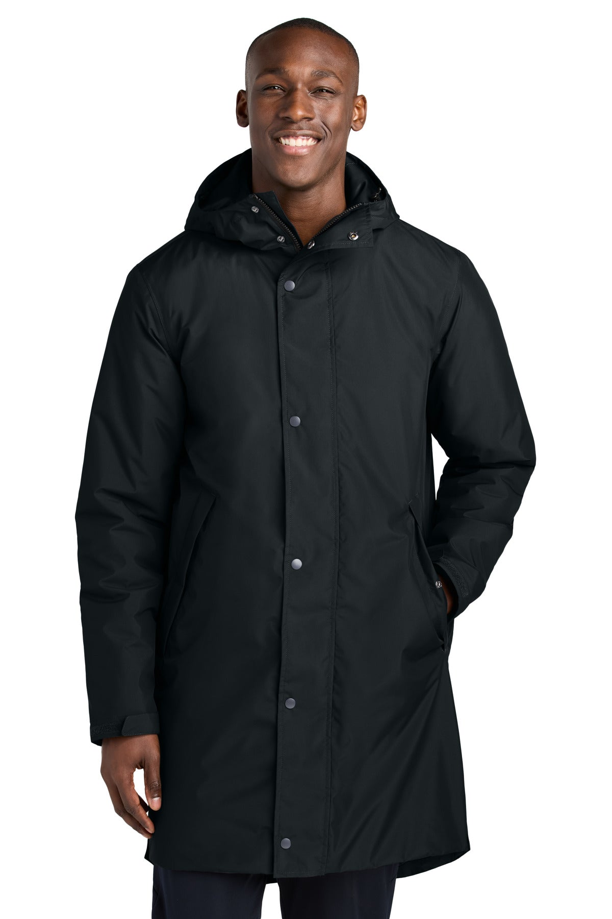 Sport-Tek Waterproof Insulated Sideline Parka JST55 - Black