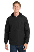Sport-Tek Packable Anorak. JST66 - Black