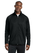 Sport-Tek Tricot Track Jacket. JST90 - Black/Black