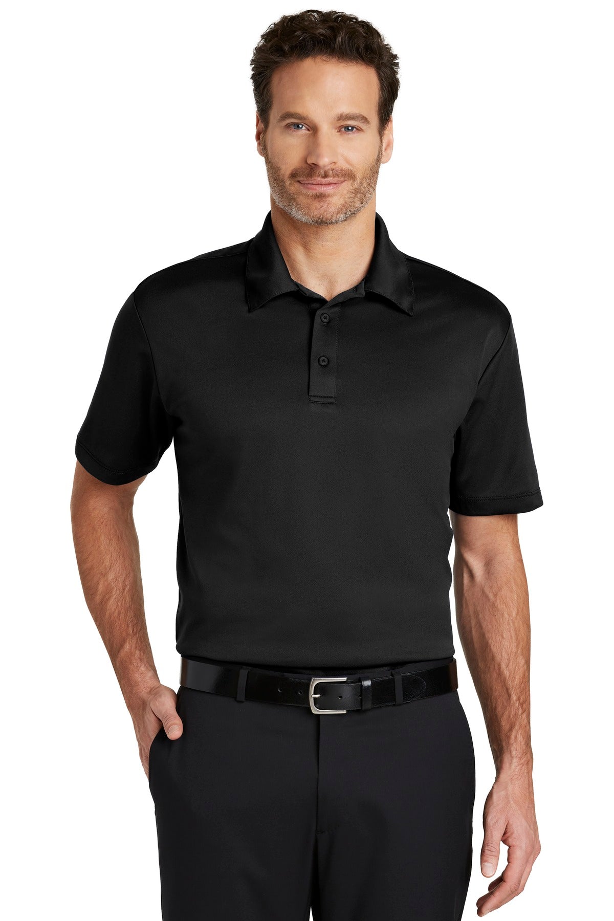 Port Authority Silk Touch Performance Polo. K540 - Black