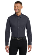 Port Authority Dimension Knit Dress Shirt. K570 - Battleship Grey