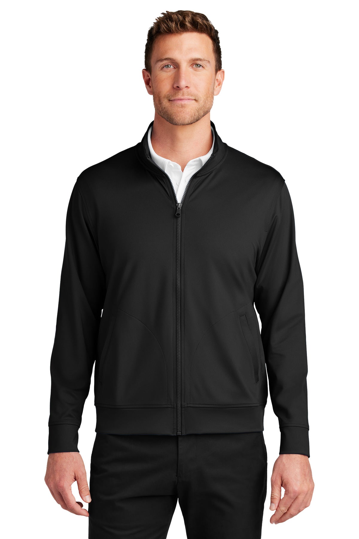 Port Authority C-FREE Double Knit Full-Zip K881 - Deep Black