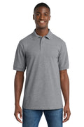 Port and Co Core Blend Pique Polo. KP155 - Athletic Heather