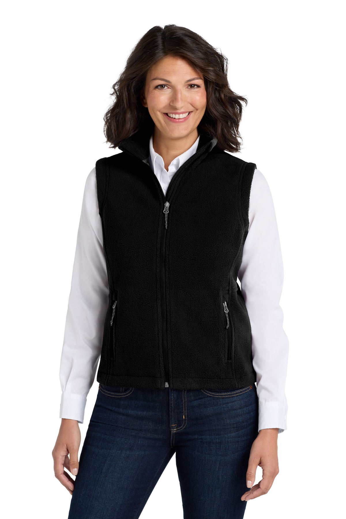 Port Authority Women's Value Fleece Vest. L219 - Black