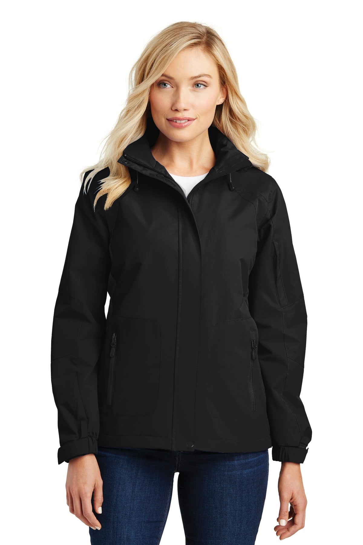 Port Authority Women's All-Season II Jacket. L304 - Black/Black
