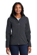 Port Authority Women's Welded Soft Shell Jacket. L324 - Battleship Grey