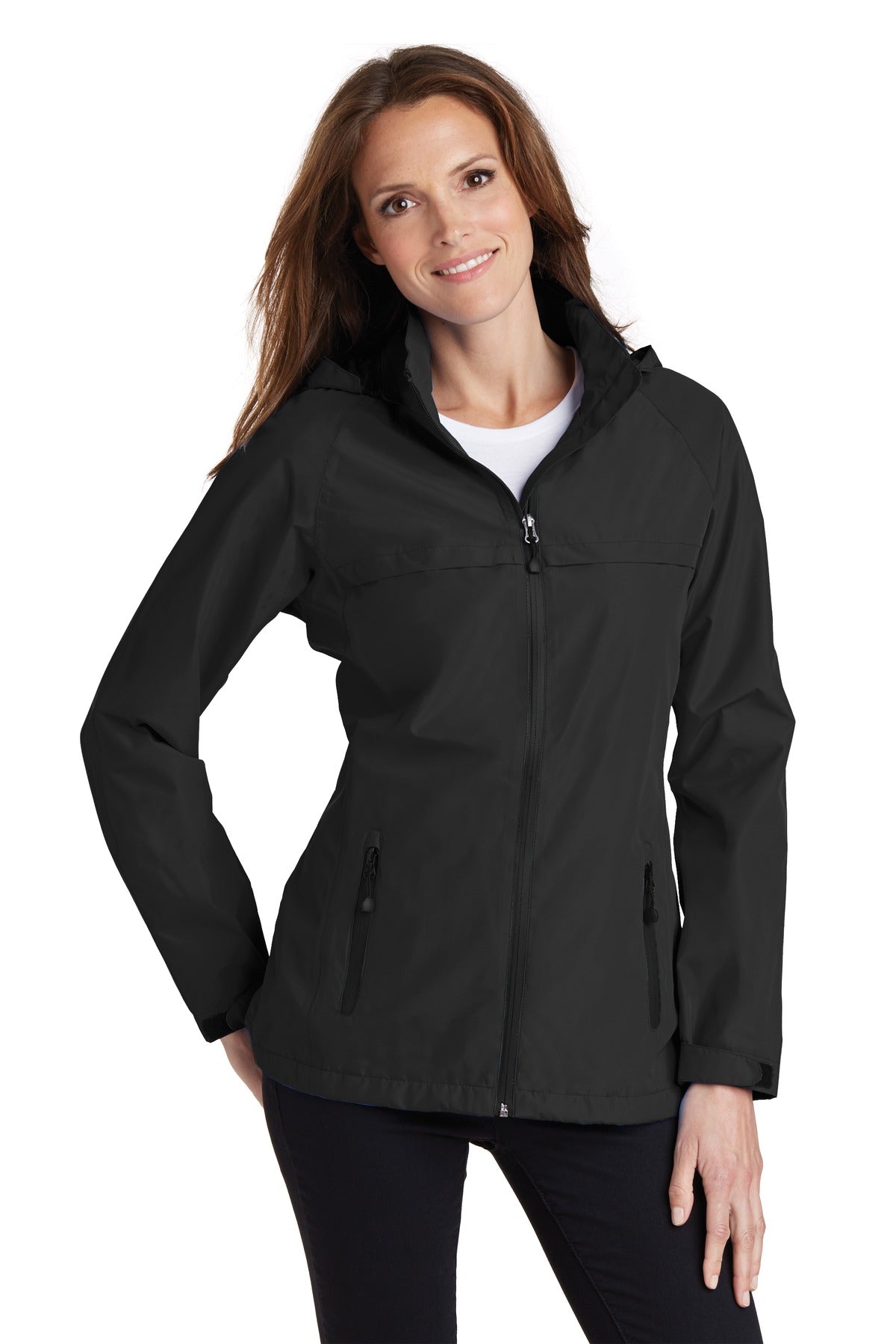 Port Authority Women's Torrent Waterproof Jacket. L333 - Black