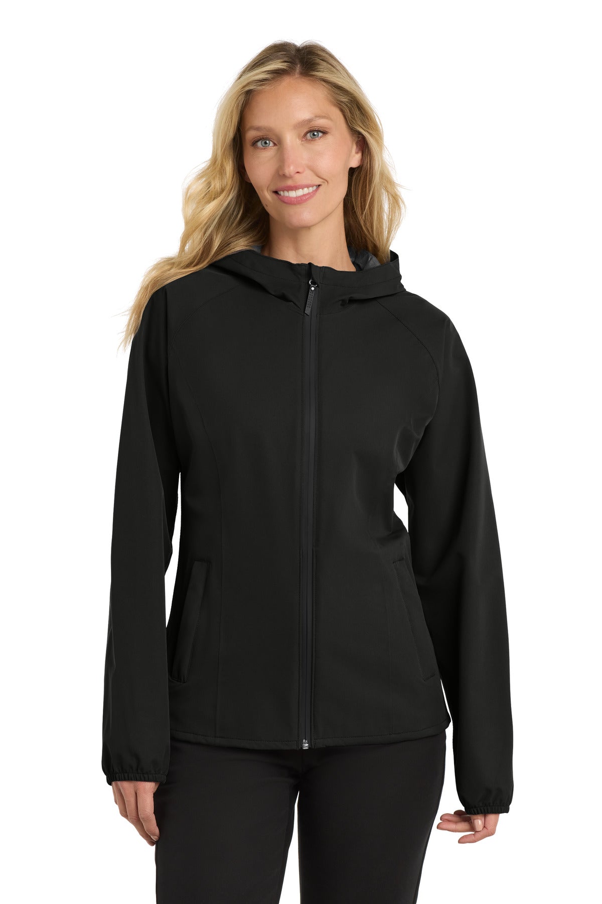 Port Authority Women's Essential Rain Jacket L407 - Deep Black