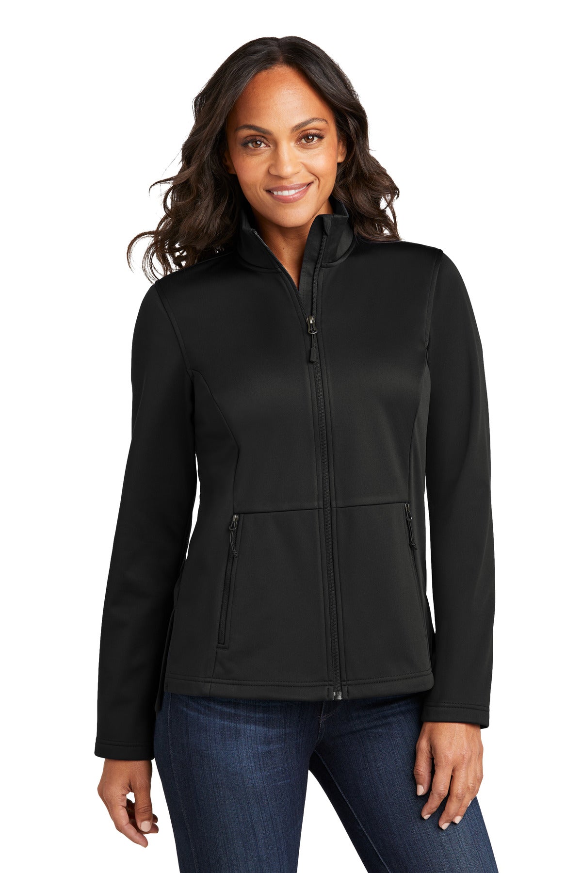 Port Authority Women's Flexshell Jacket L617 - Deep Black