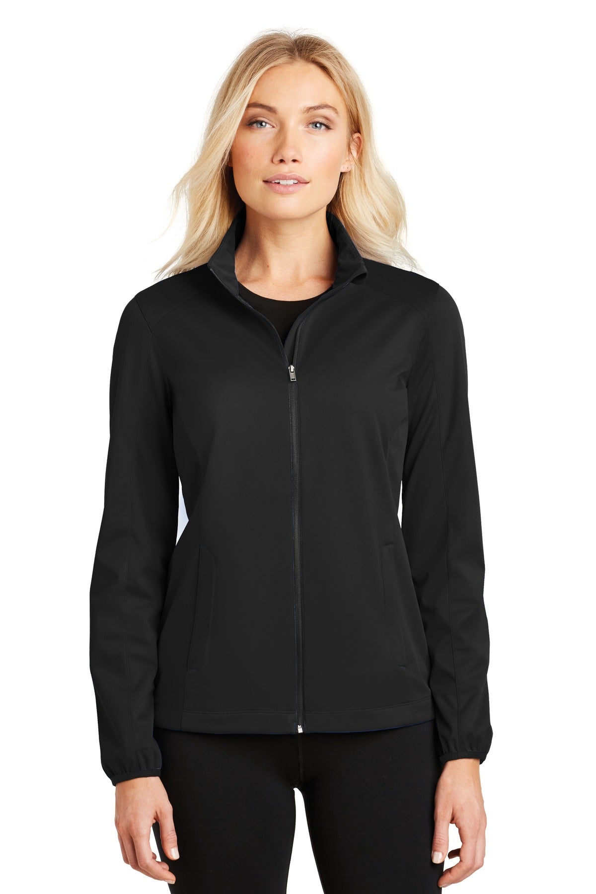 Port Authority Women's Active Soft Shell Jacket. L717 - Deep Black
