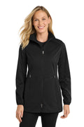 Port Authority Women's Active Hooded Soft Shell Jacket. L719 - Deep Black
