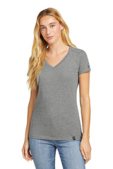 New Era   Women's Heritage Blend V-Neck Tee. LNEA101