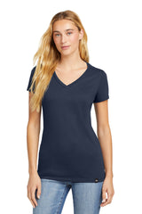 New Era   Women's Heritage Blend V-Neck Tee. LNEA101