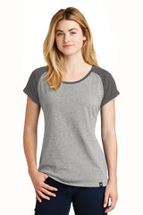 New Era   Women's Heritage Blend Varsity Tee. LNEA107