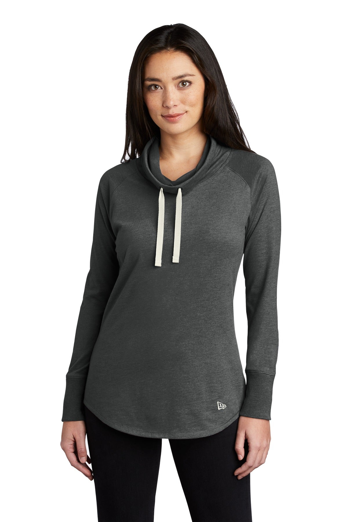 New Era   Women's Sueded Cotton Blend Cowl Tee LNEA123