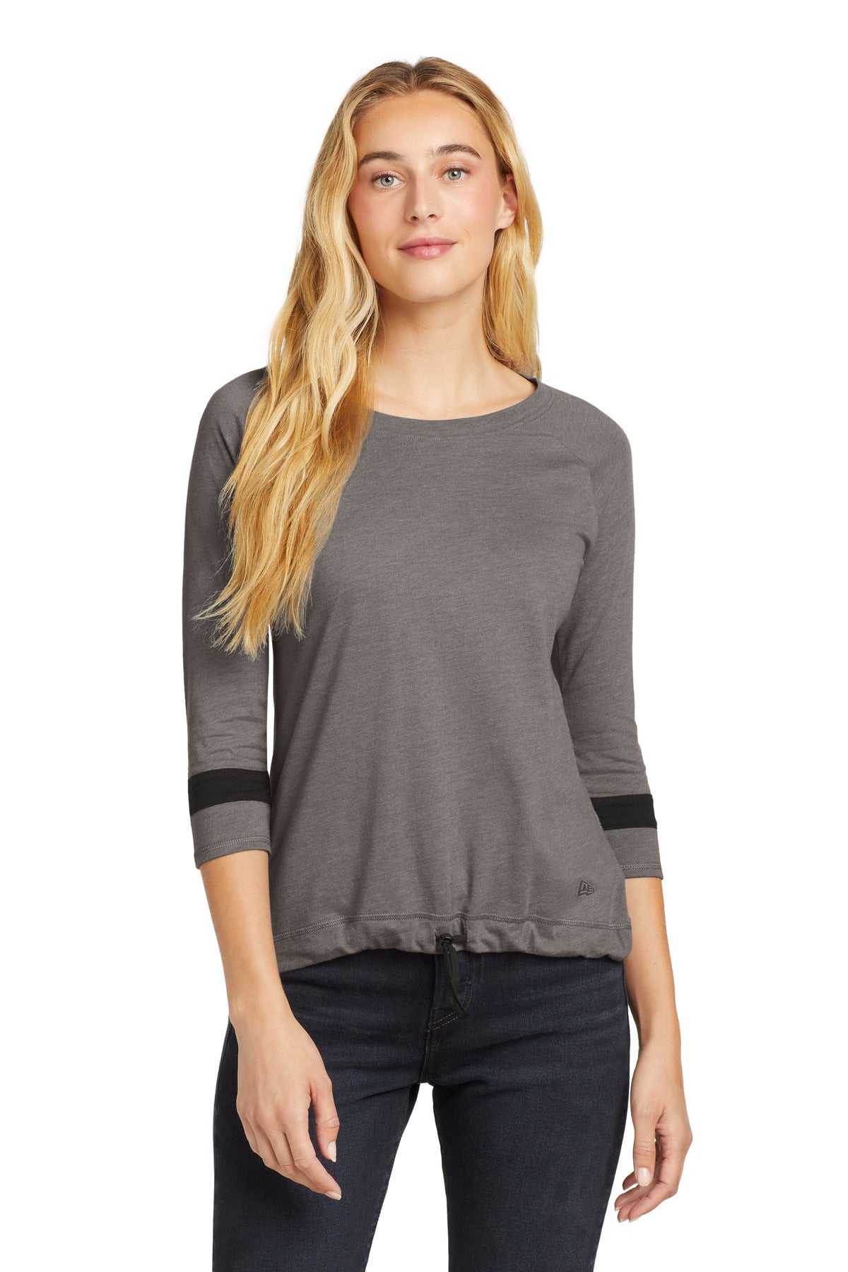 New Era   Women's Tri-Blend 3/4-Sleeve Tee LNEA136